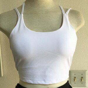 OTOS Activewear Sport Bra Cropped Top Padded Strappy Crisscross Athletic Various